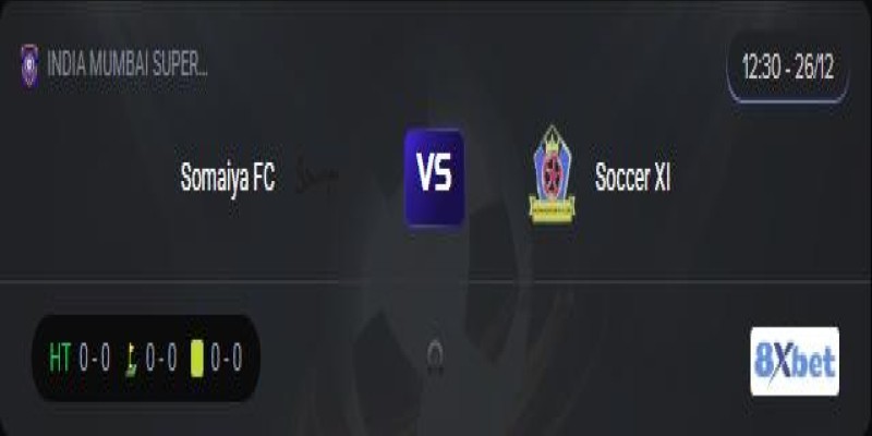 Xem trực tiếp Somaiya FC vs Soccer XI vào lúc 12:30, ngày 26/12/2025