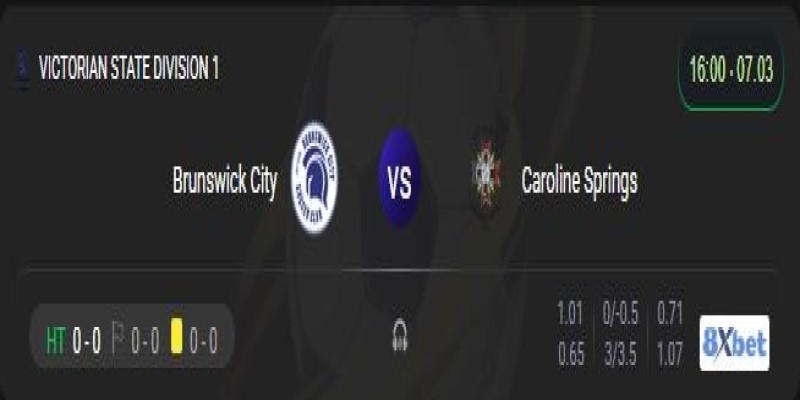 Xem trực tiếp Brunswick City vs Caroline Springs vào lúc 16:00, ngày 07/03/2025